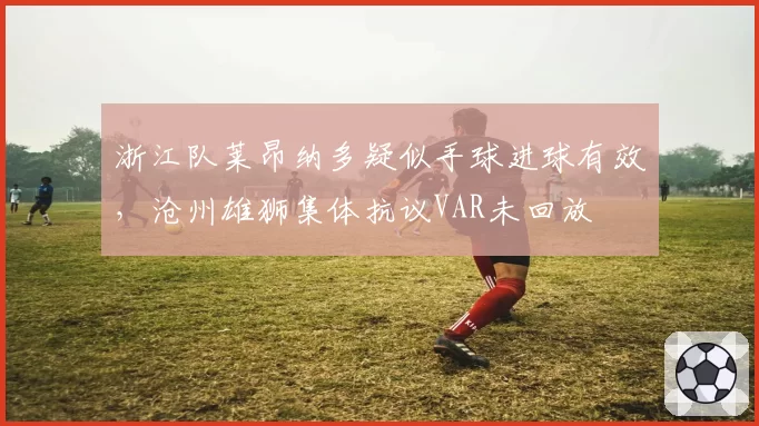 浙江队莱昂纳多疑似手球进球有效，沧州雄狮集体抗议VAR未回放